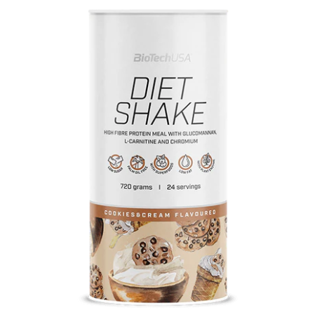 Diet Shake - Cookies & Cream 720 g BioTechUSA online kaufen