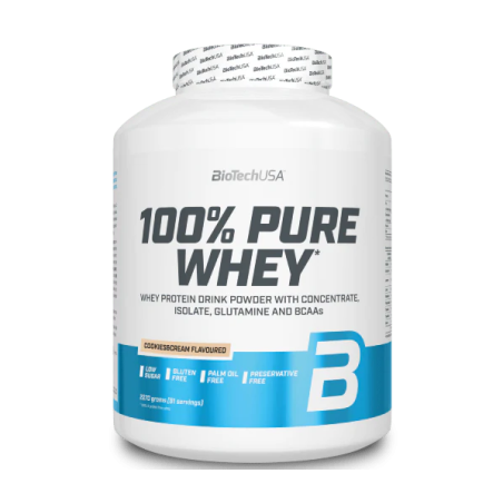 100% Pure Whey - Cookies & Cream 2270 g BioTechUSA online kaufen