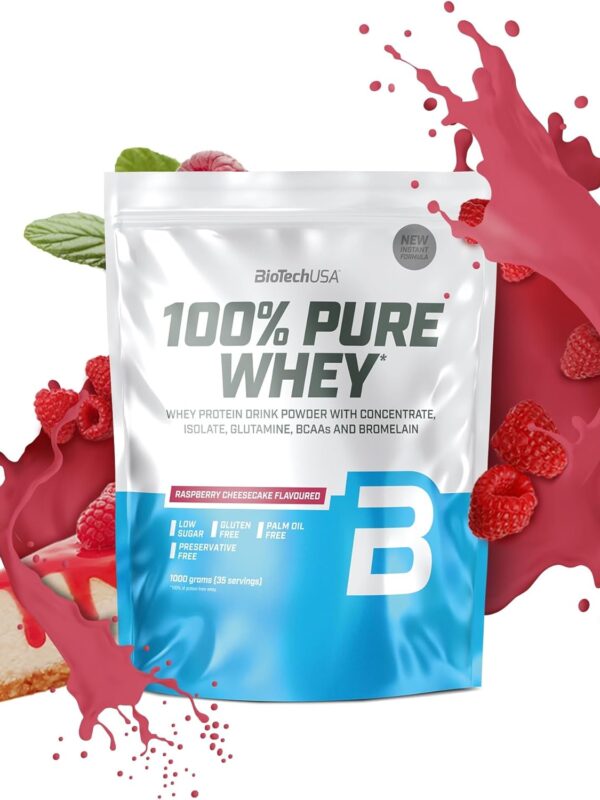 100% Pure Whey – Raspberry Cheesecake 1000 g