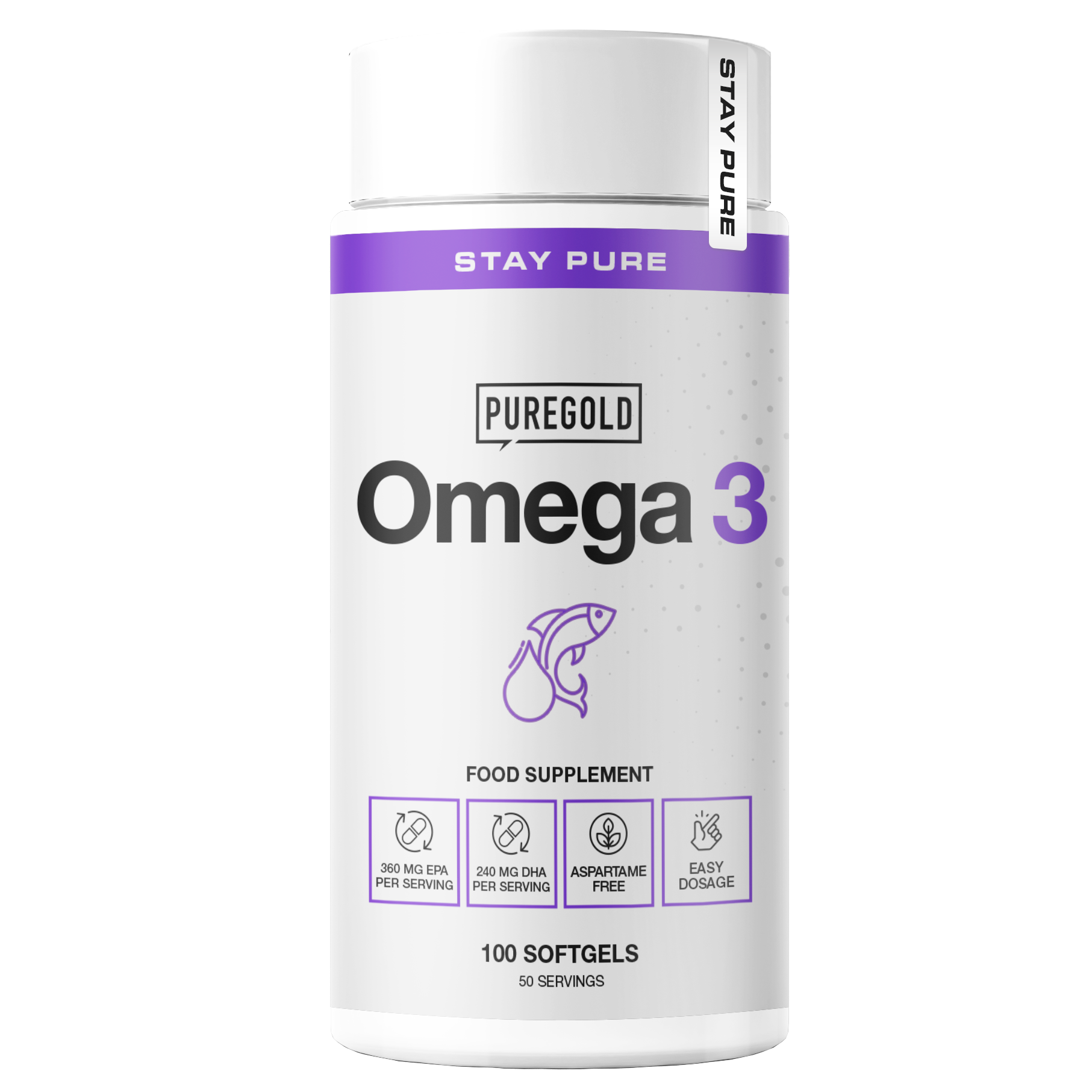 Omega 3 100 Softgels Pure Gold Protein